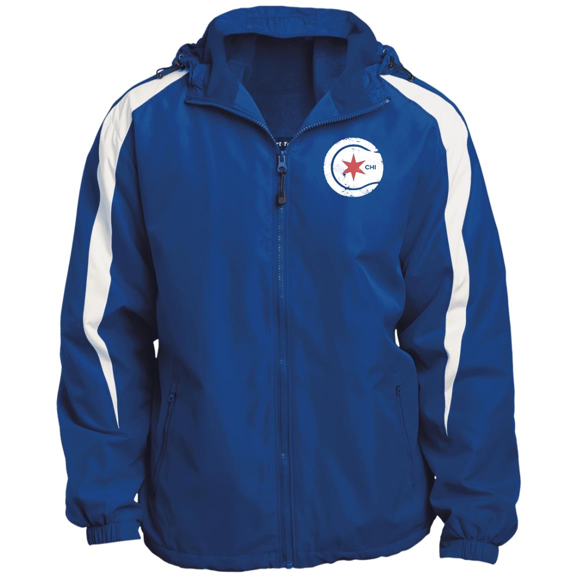 Chicago Star Fleece Lined Colorblock Hooded Jacket