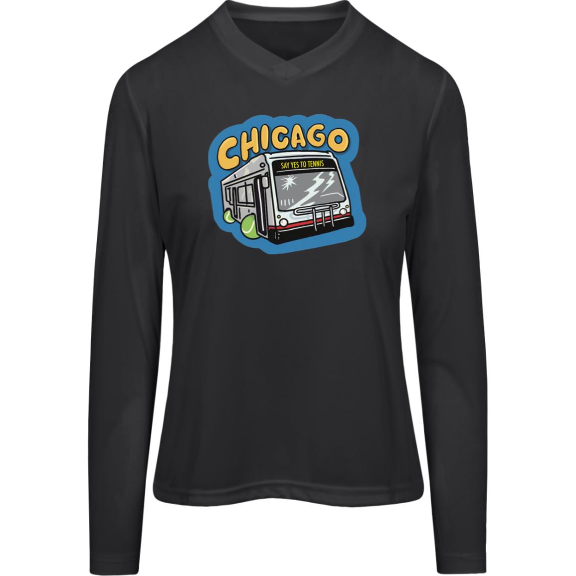 Chicago Say Yes to Tennis Women's Long Sleeve Performance Tee