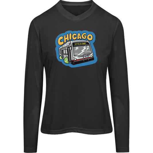 Chicago Say Yes to Tennis Women's Long Sleeve Performance Tee