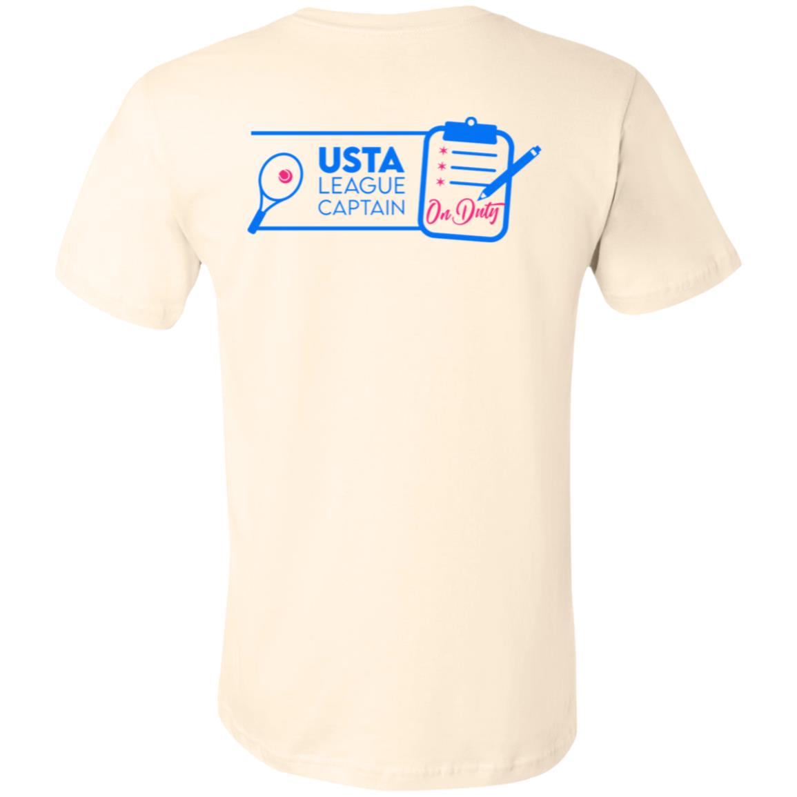 League Captain/USTA Double Logo Unisex Jersey Tee