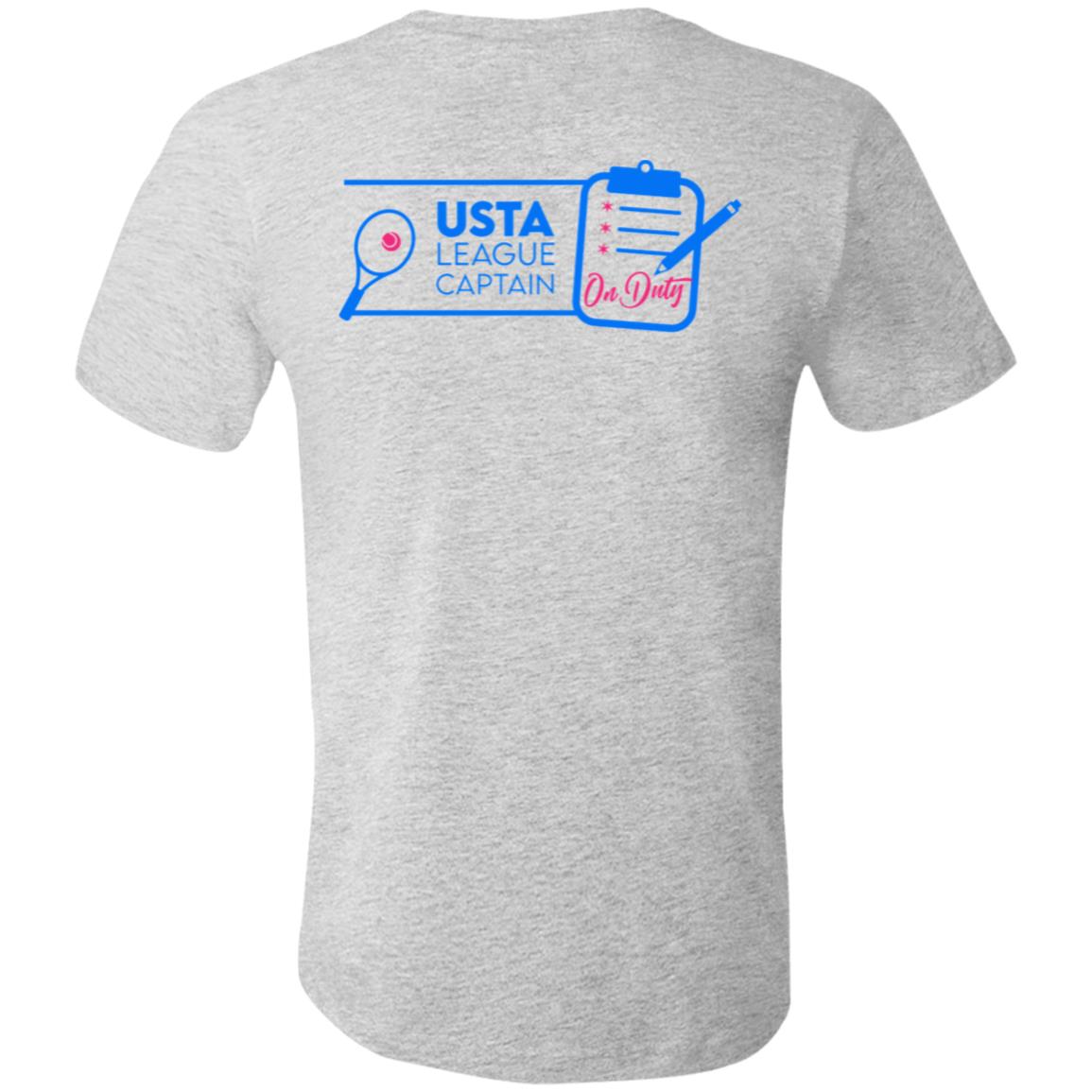 League Captain/USTA Double Logo Unisex Jersey Tee