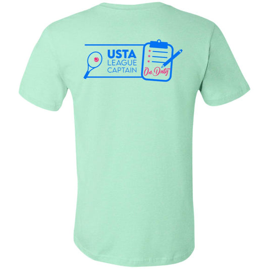 League Captain/USTA Double Logo Unisex Jersey Tee