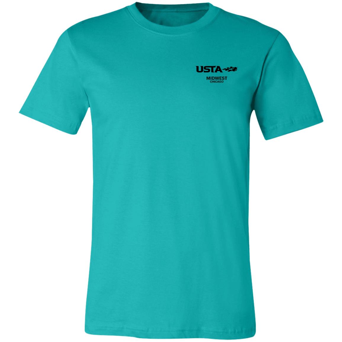 League Captain/USTA Double Logo Unisex Jersey Tee