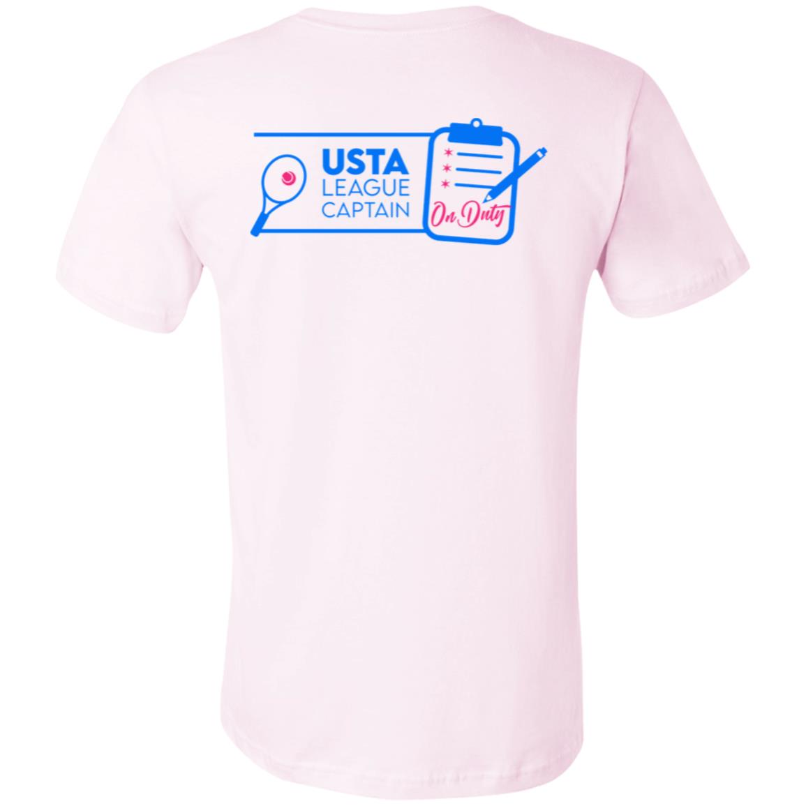 League Captain/USTA Double Logo Unisex Jersey Tee