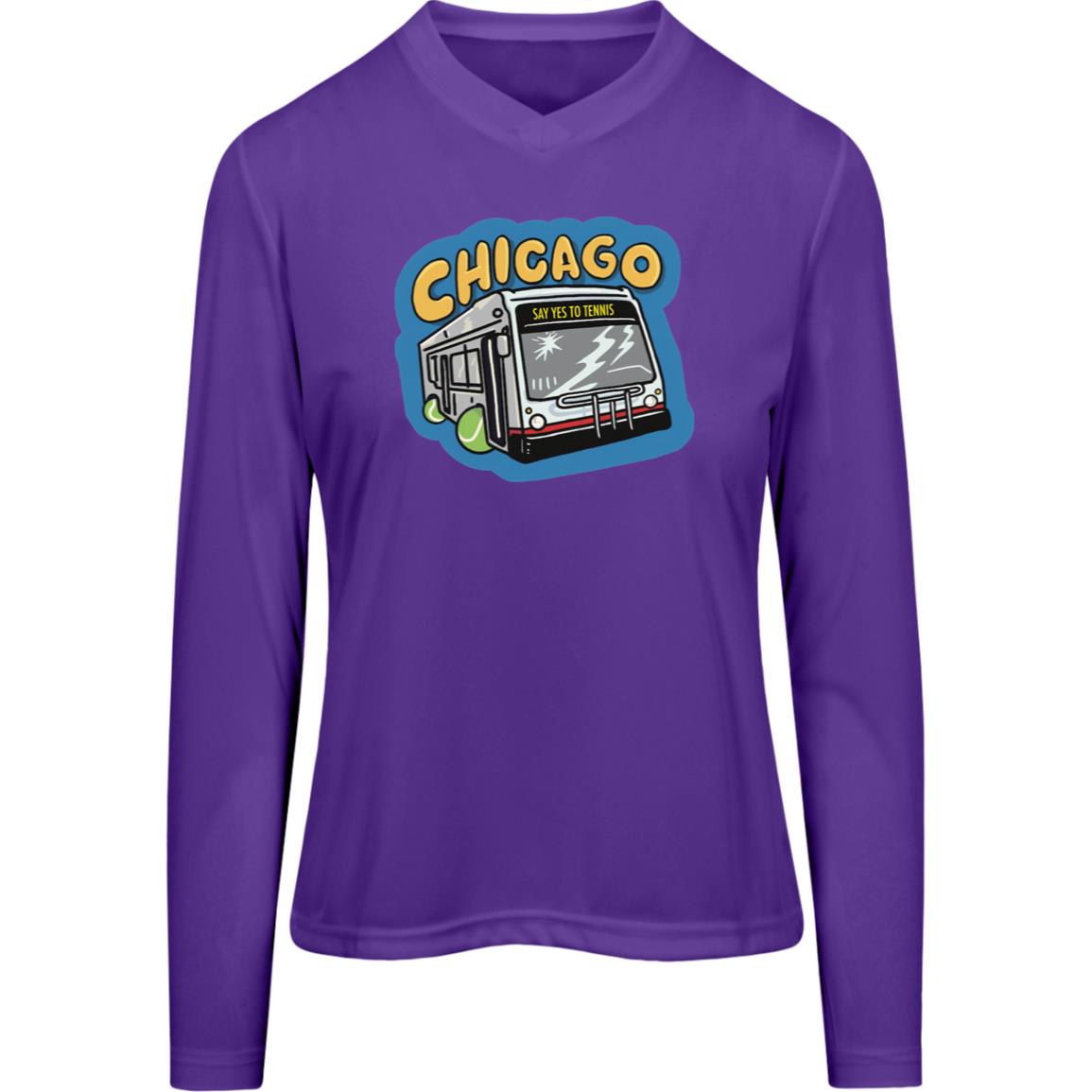 Chicago Say Yes to Tennis Women's Long Sleeve Performance Tee