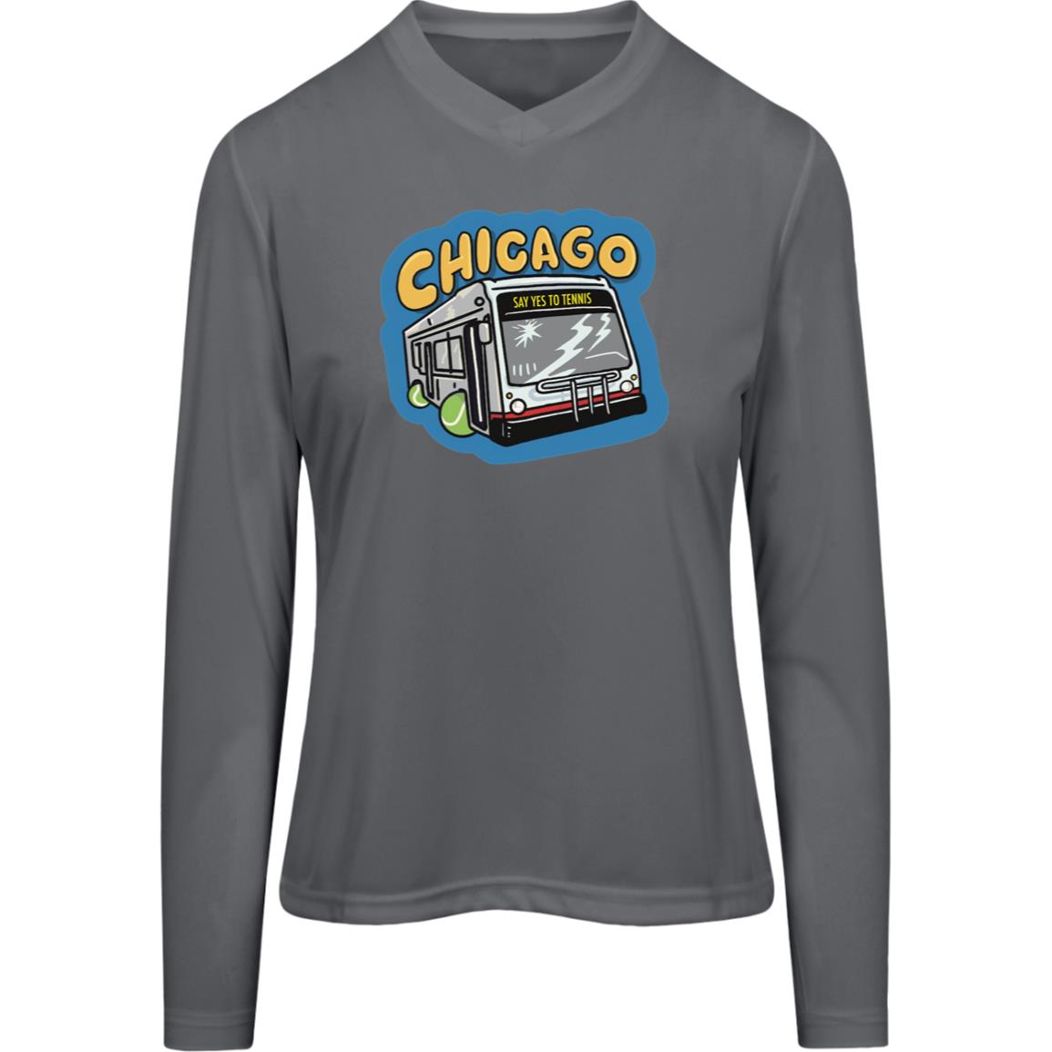 Chicago Say Yes to Tennis Women's Long Sleeve Performance Tee