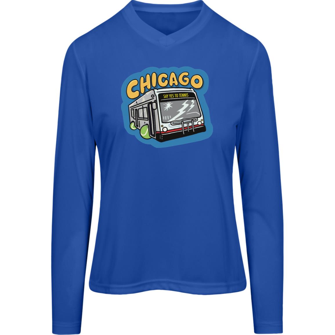 Chicago Say Yes to Tennis Women's Long Sleeve Performance Tee