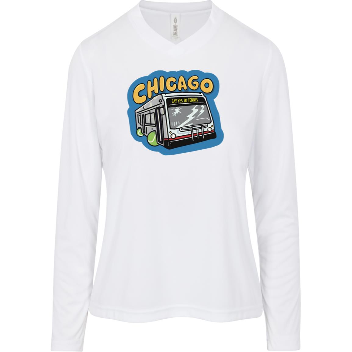 Chicago Say Yes to Tennis Women's Long Sleeve Performance Tee