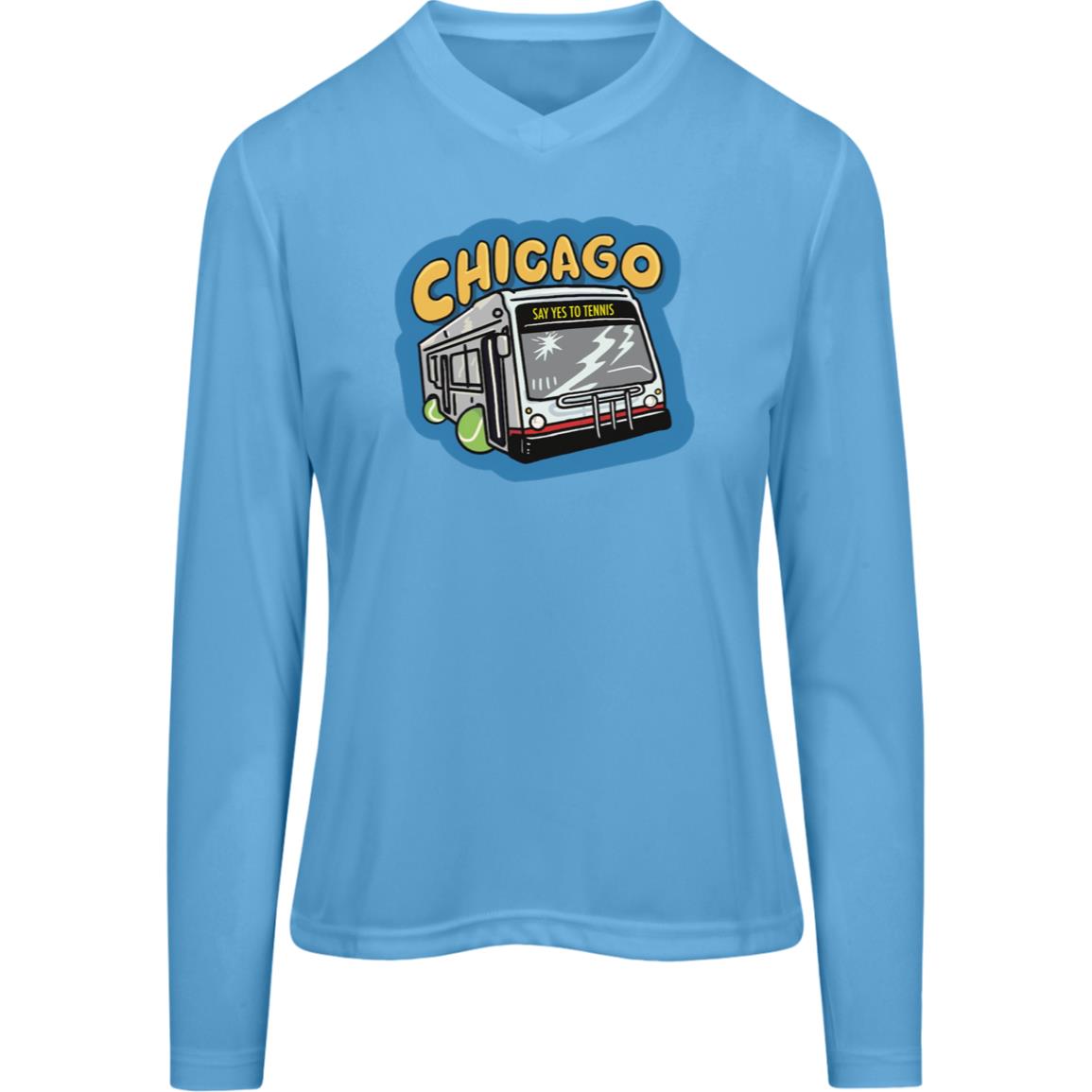 Chicago Say Yes to Tennis Women's Long Sleeve Performance Tee