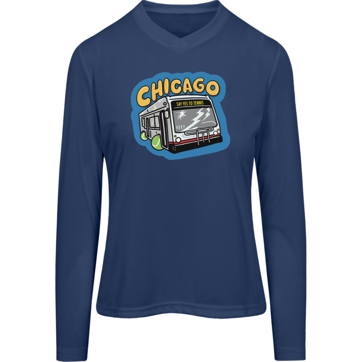 Chicago Say Yes to Tennis Women's Long Sleeve Performance Tee