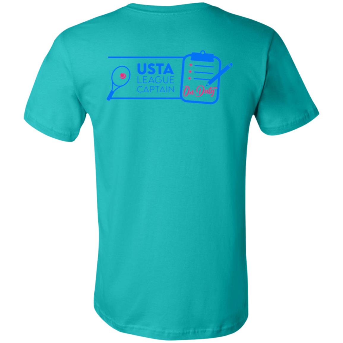 League Captain/USTA Double Logo Unisex Jersey Tee
