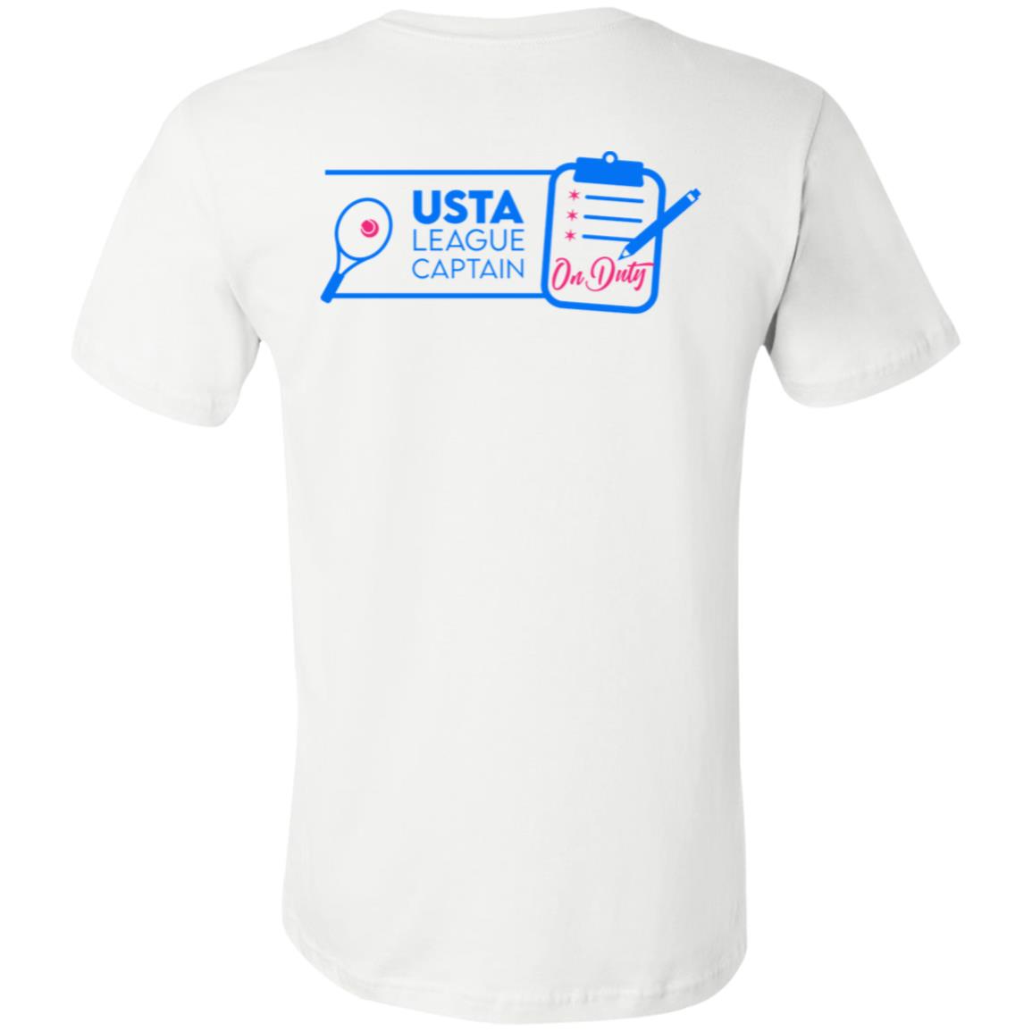 League Captain/USTA Double Logo Unisex Jersey Tee